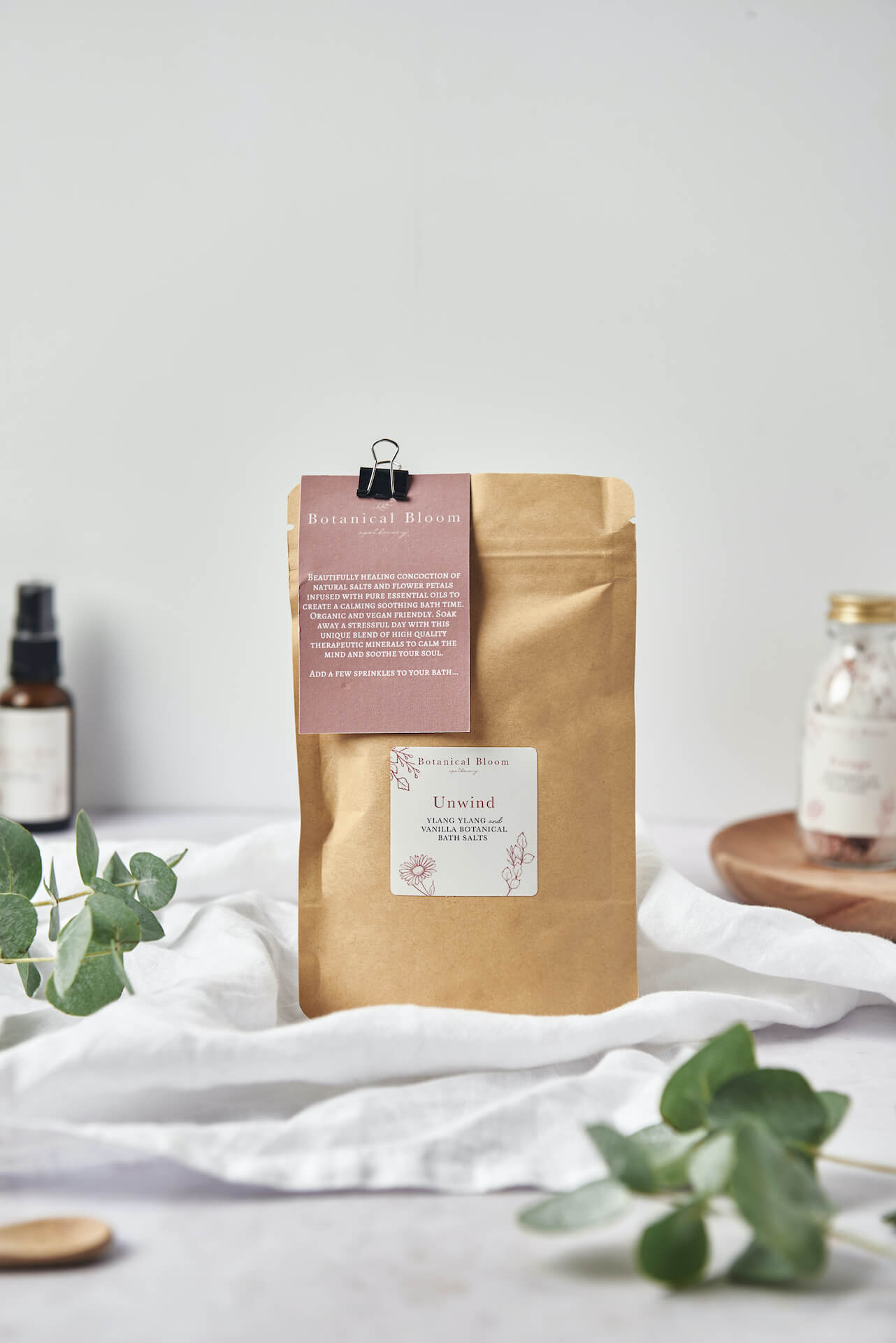 Travel pouch of bath Salts