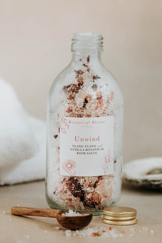 Unwind Bath Salts large bottle