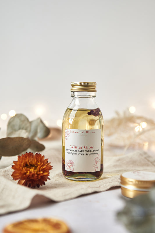 Winter Glow bath and body Oil